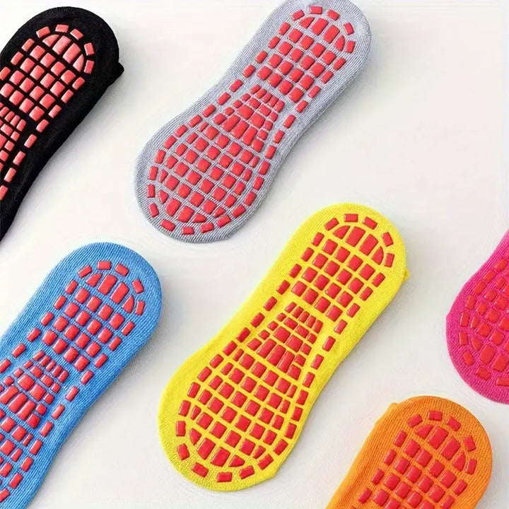 Anti-slip yoga socks