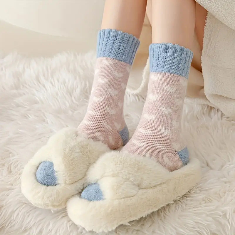 Premium Warm Thickened Terry Cotton Women Socks