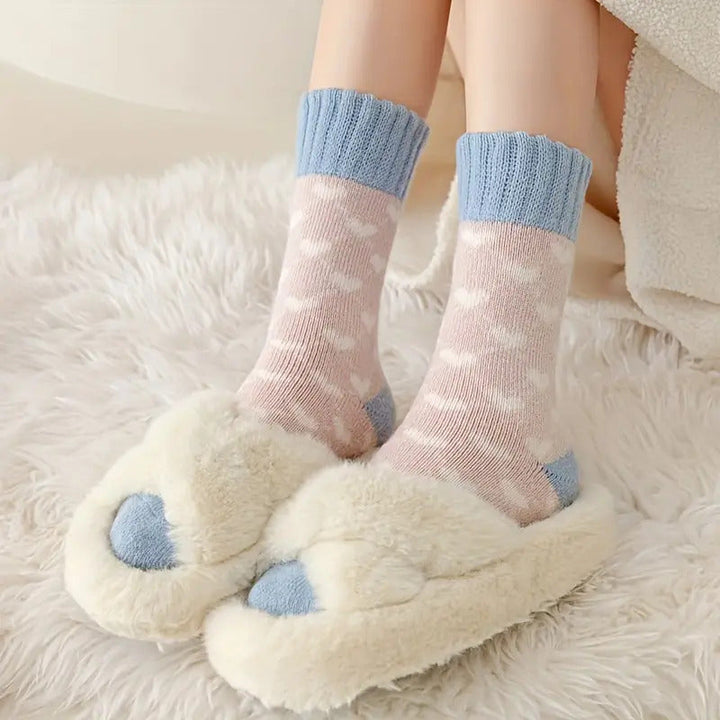 Premium Warm Thickened Terry Cotton Women Socks