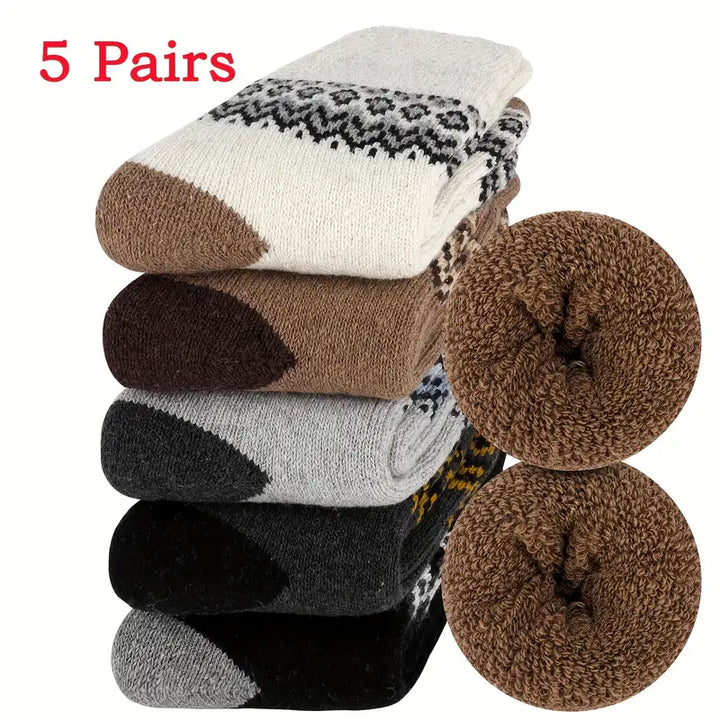 Hiking Edition Thick & Warm Terry Cotton Socks