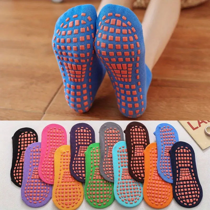 Anti-slip yoga socks