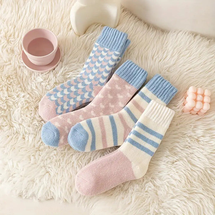 Premium Warm Thickened Terry Cotton Women Socks
