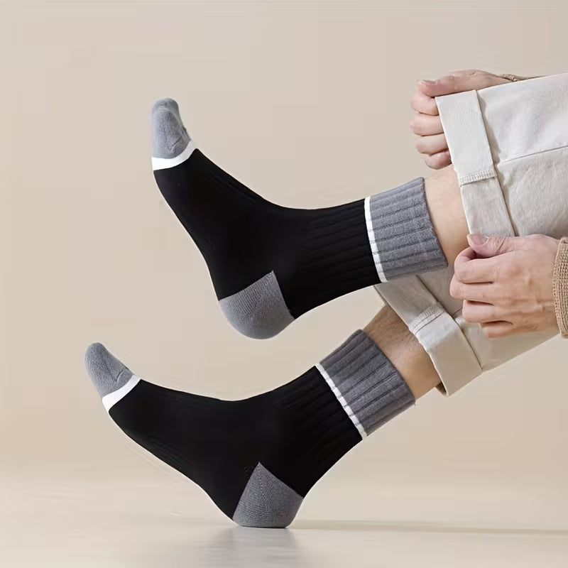 Casual Striped Cotton Socks Edition