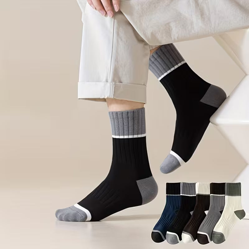 Casual Striped Cotton Socks Edition