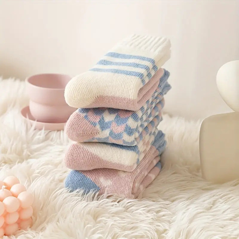Premium Warm Thickened Terry Cotton Women Socks