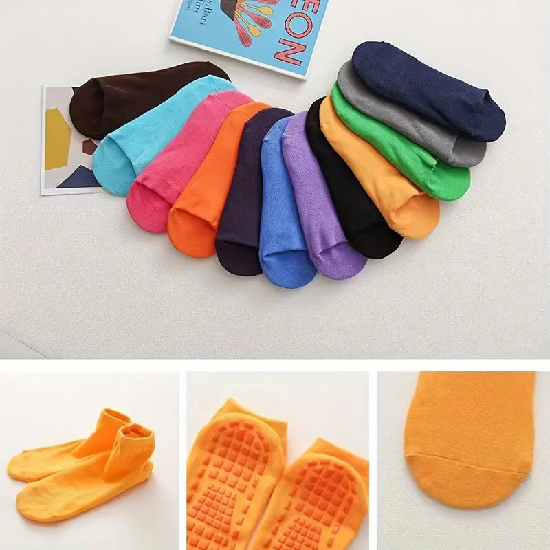 Anti-slip yoga socks