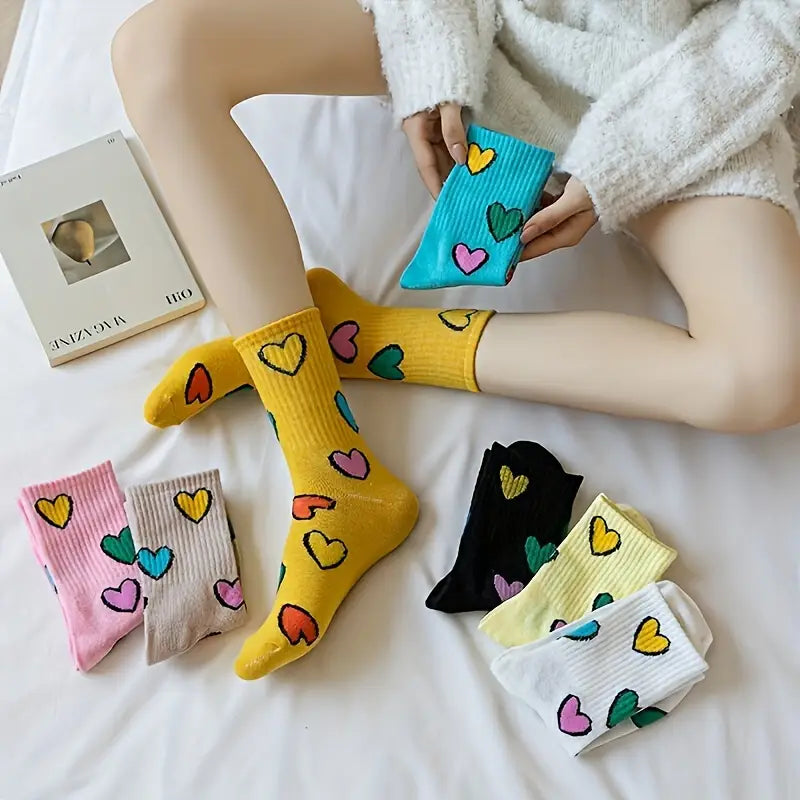 Colorful Heart Edition Women Socks