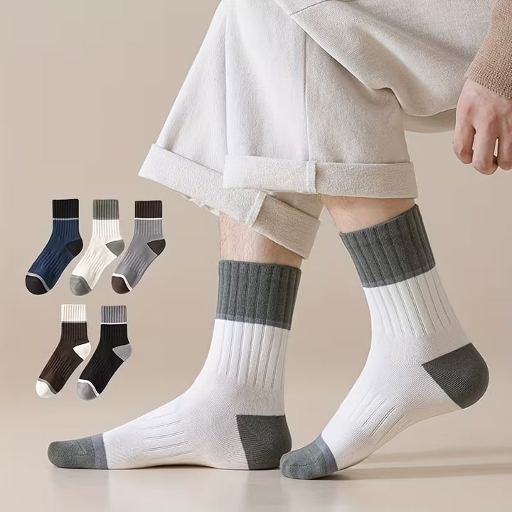 Casual Striped Cotton Socks Edition