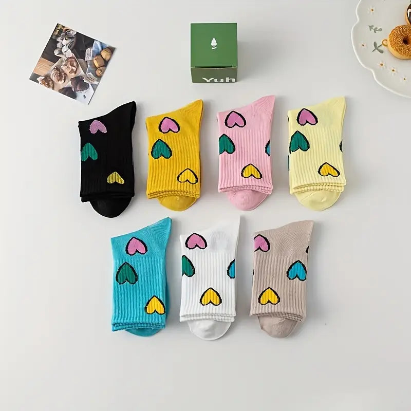 Colorful Heart Edition Women Socks
