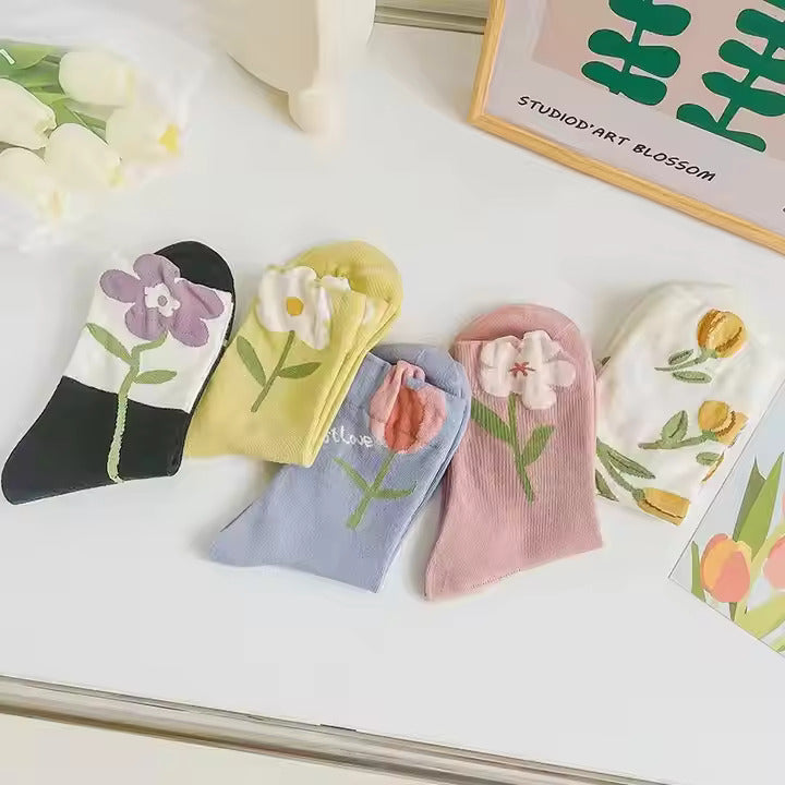 Cute Flower 2.0 Edition Women Socks