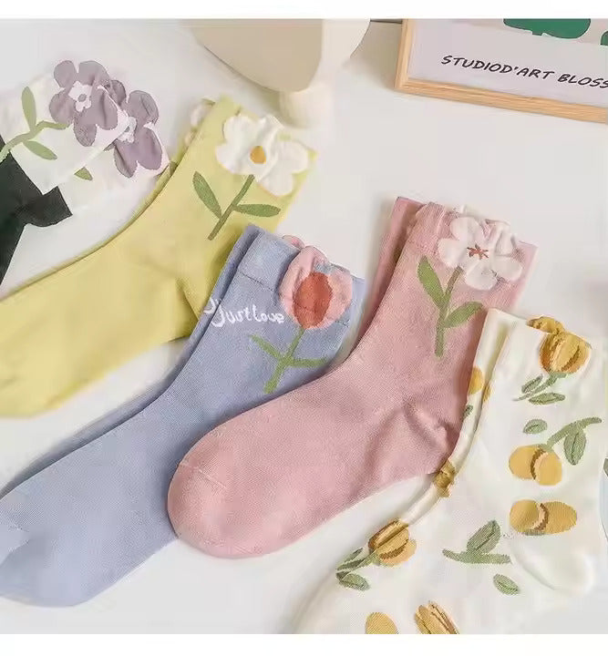 Cute Flower 2.0 Edition Women Socks