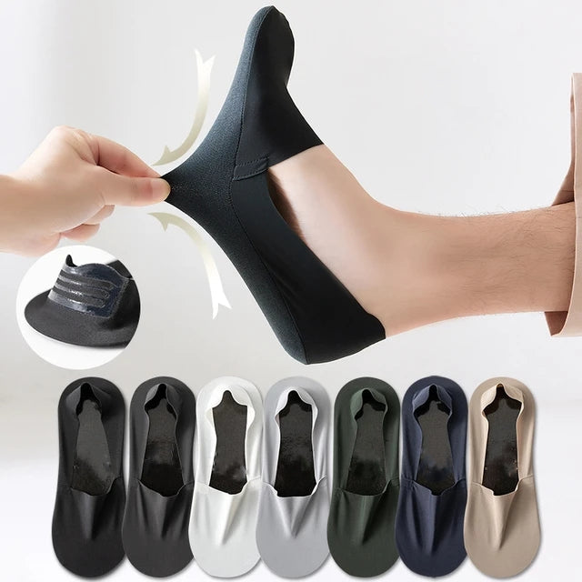 PREMIUM IMPORTED PLAIN NO-SHOW SOCKS