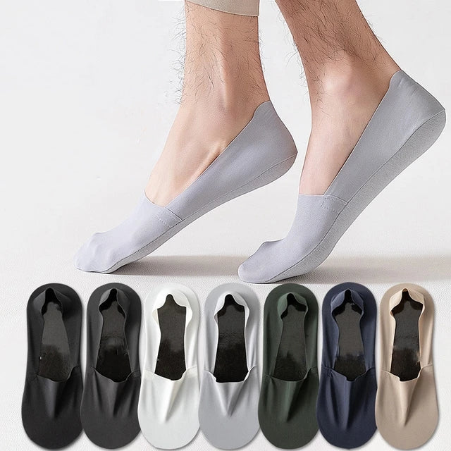 PREMIUM IMPORTED PLAIN NO-SHOW SOCKS