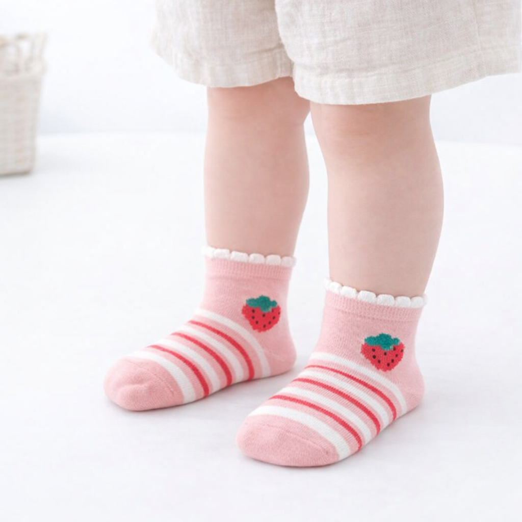 Sweet Strawberry Edition Kids Socks