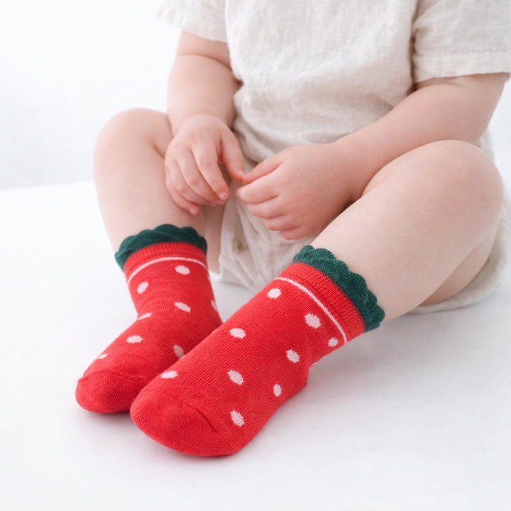 Sweet Strawberry Edition Kids Socks