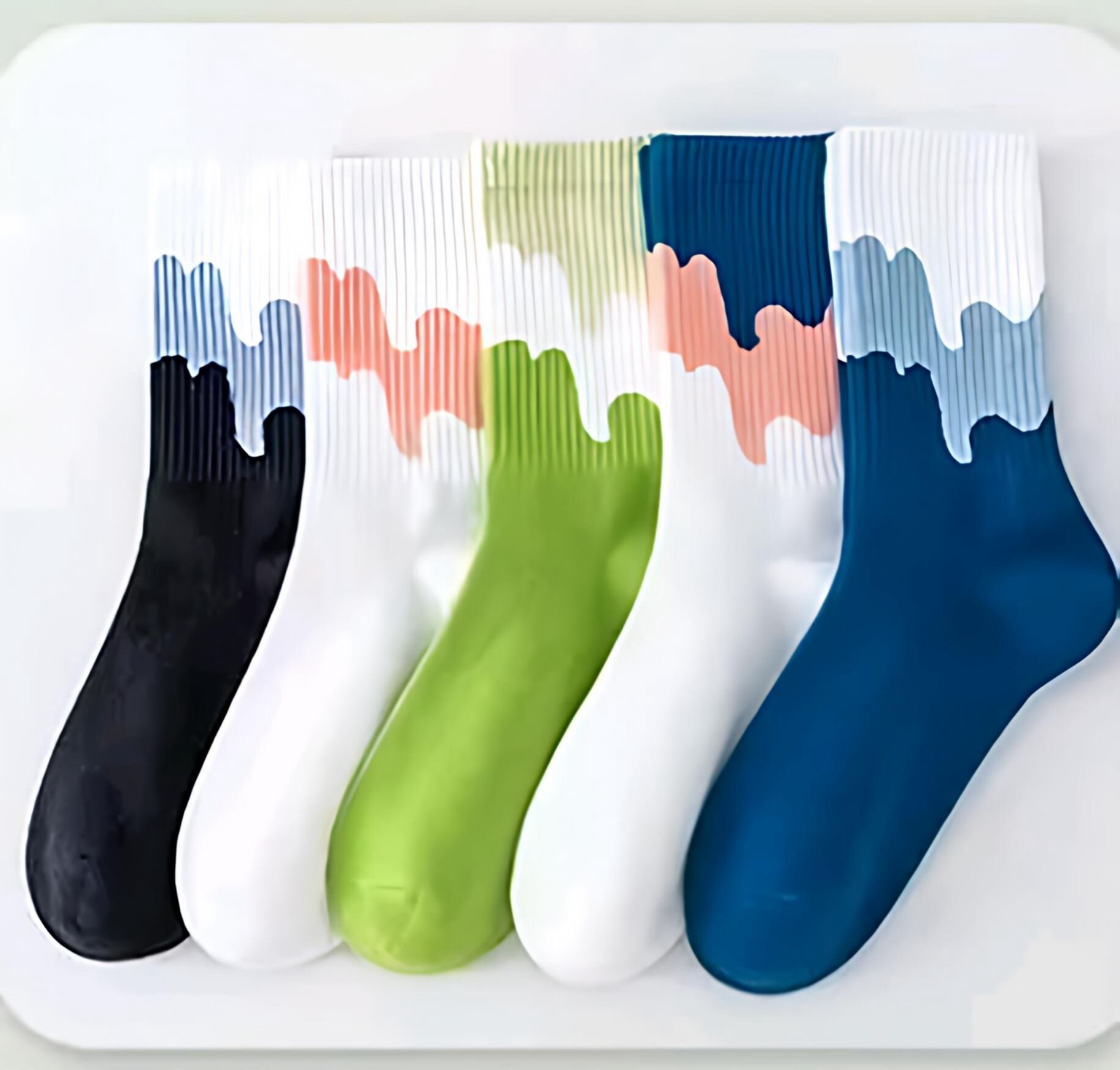 Drip Wave Edition Cotton Socks
