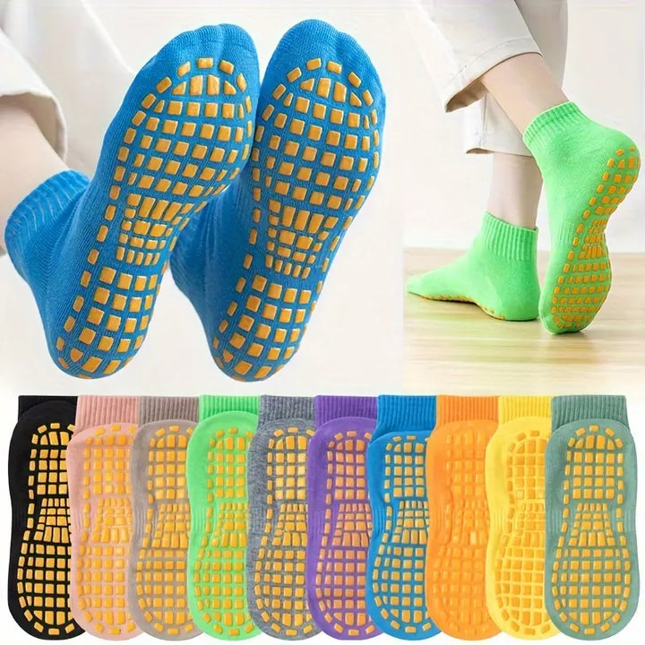 Anti-slip yoga socks