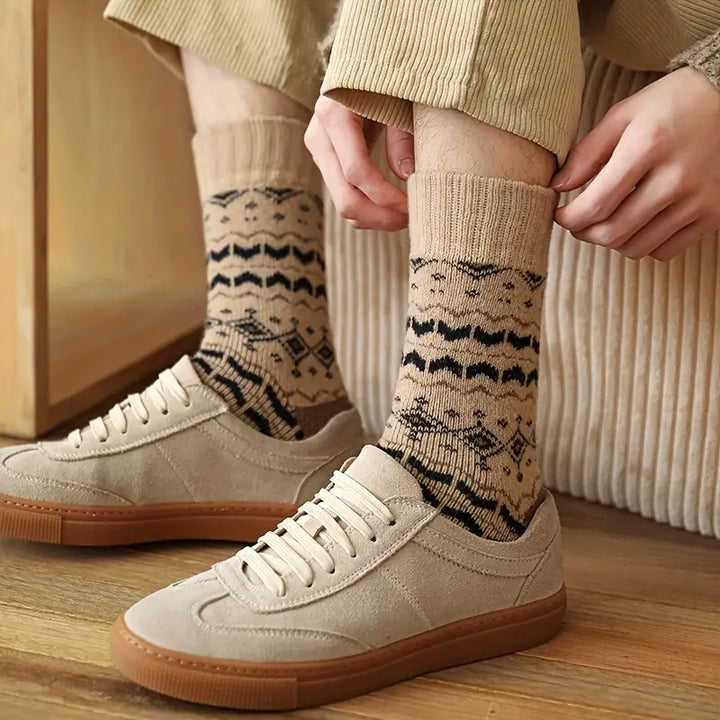 Retro Edition Thick & Warm Terry Cotton Socks