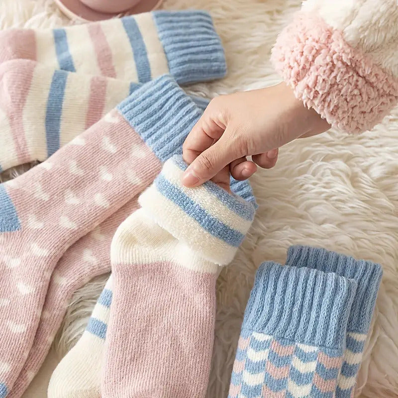 Premium Warm Thickened Terry Cotton Women Socks