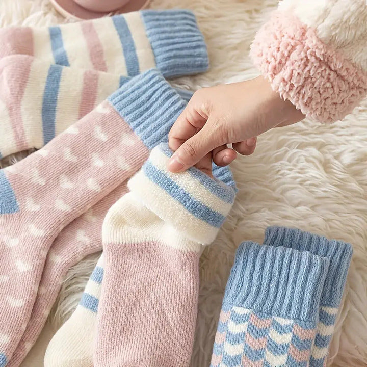 Premium Warm Thickened Terry Cotton Women Socks