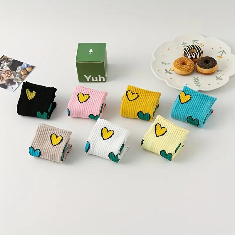 Colorful Heart Edition Women Socks