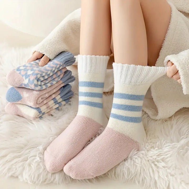 Premium Warm Thickened Terry Cotton Women Socks